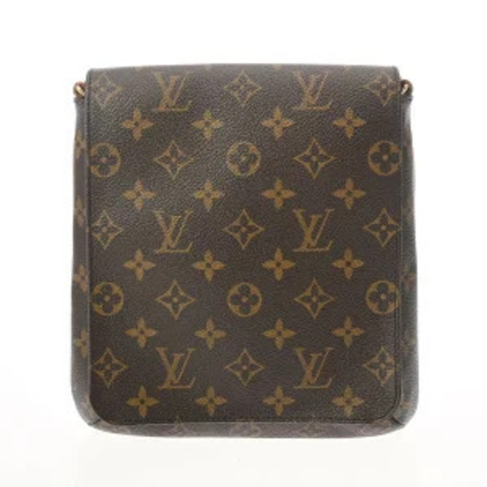 Louis Vuitton Monogram Musette Salsa Long Bag Canvas Shoulder Bag Brown